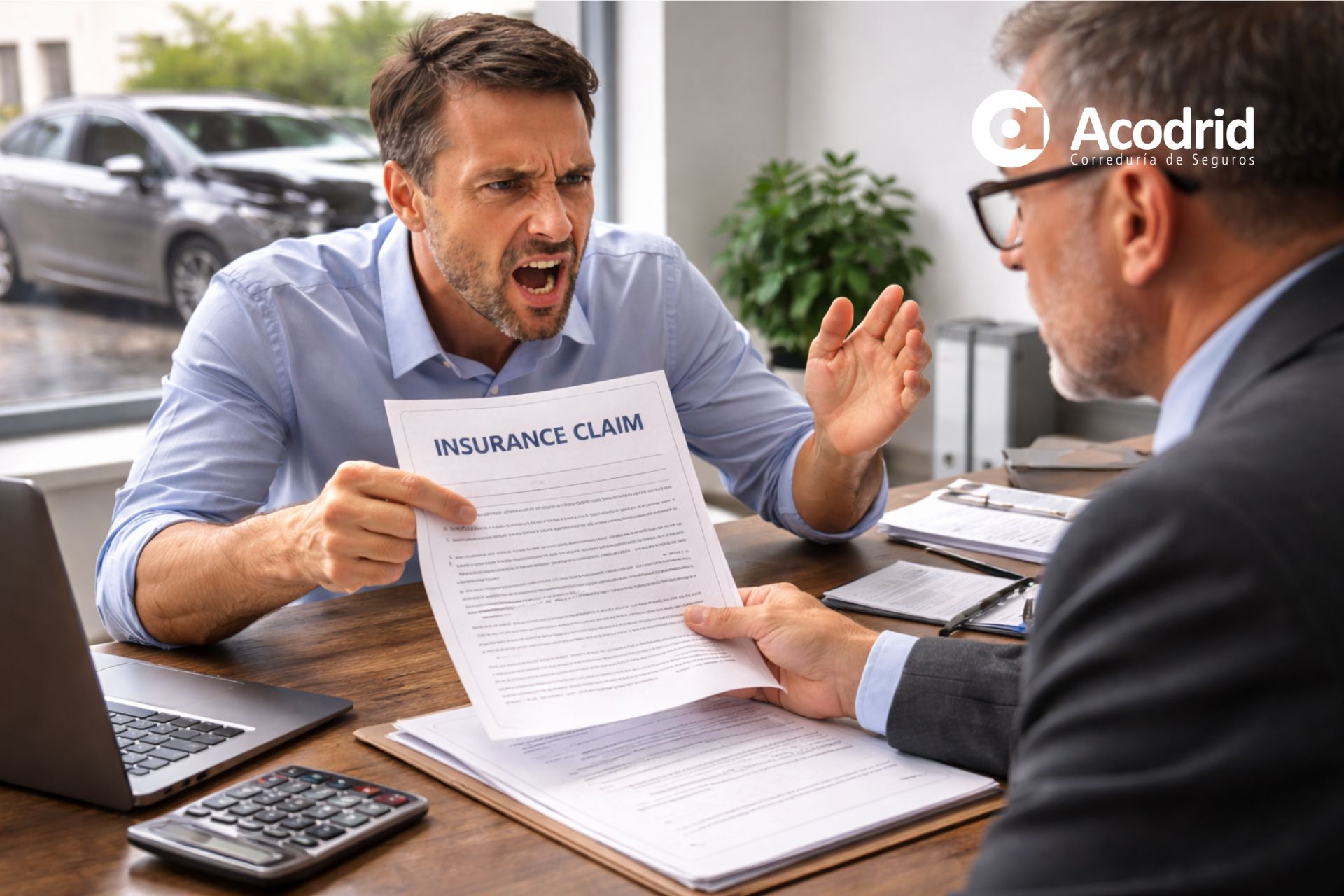 Indemnización inferior por seguro Acodrid